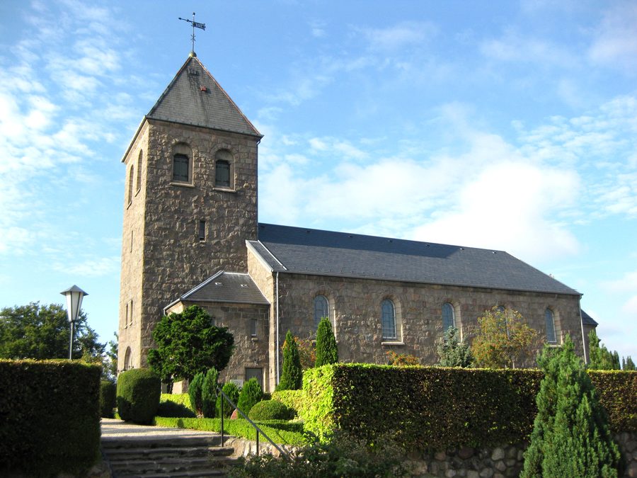 Sankt-Clemens-Kirche in Klemensker auf Bornholm