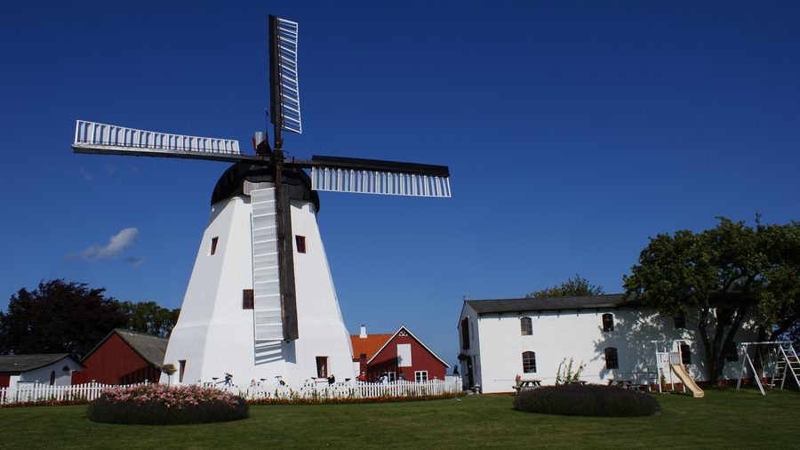 Historische Årsdale-Mühle auf Bornholm