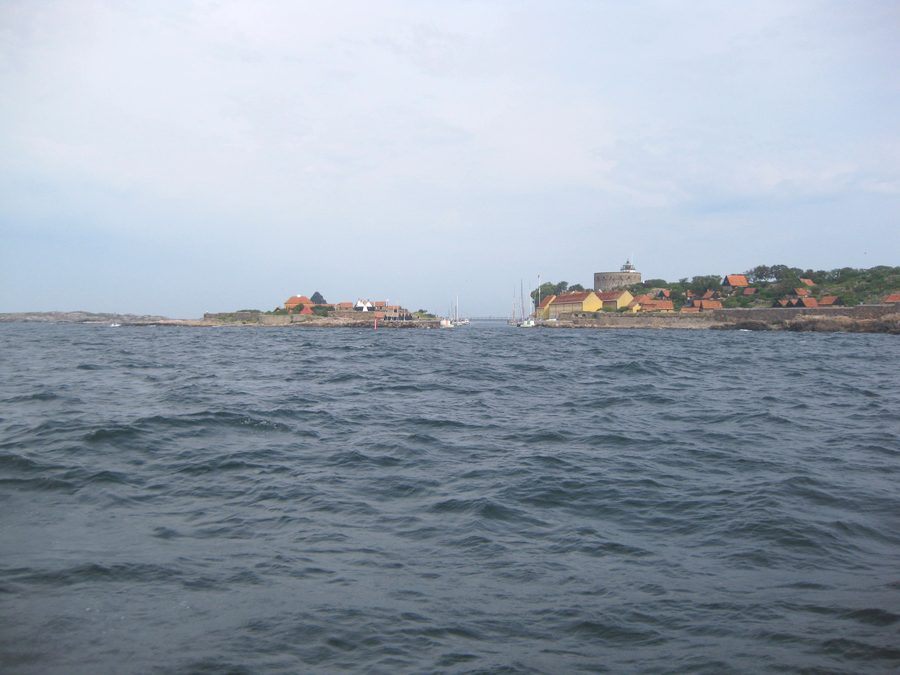Blick auf Christiansø und Frederiksø im Ertholmene-Archipel