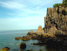 Die Helligdomsklippen an der Nordküste