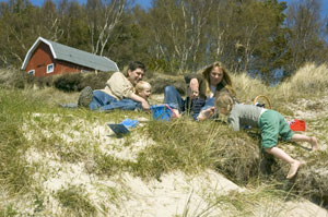 Familienurlaub auf der Insel Bornholm (Foto: Destination Bornholm)